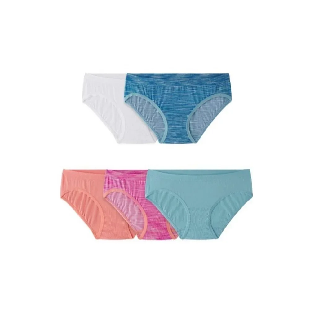 Fruit of the Loom Girls Seemless Hipster Underwear,‎ Size Large 14/16 NWT